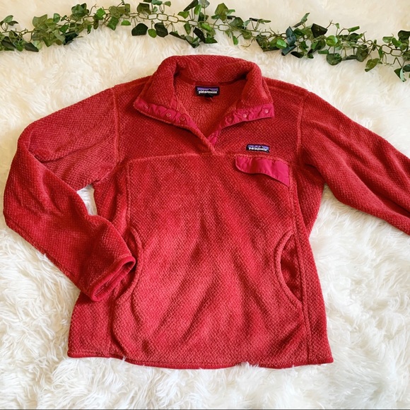Patagonia Jackets & Blazers - Patagonia Red Re/ Tool Snap T Fleece Pullover